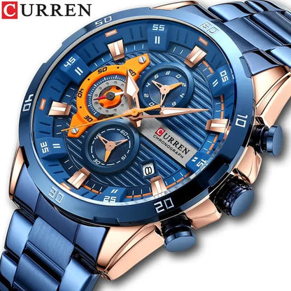 Curren 8402 Azul Acero