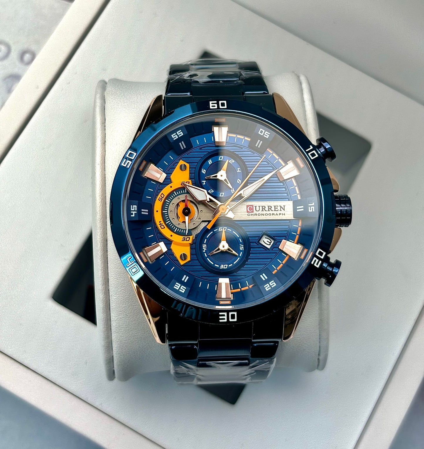 Curren 8402 Azul Acero