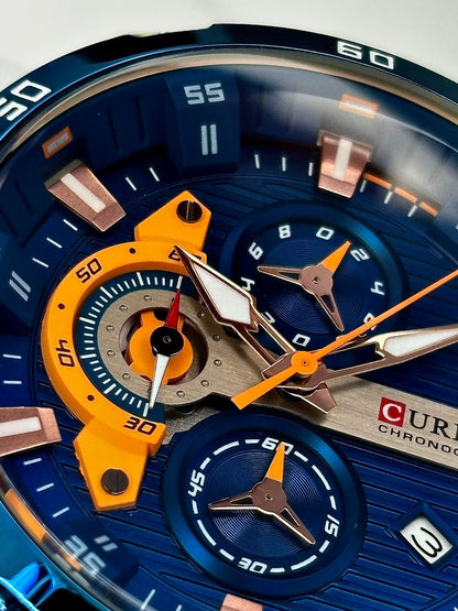 Curren 8402 Azul Acero