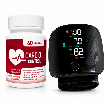 Kit Cardio Control Natural + medidor digital de presión.