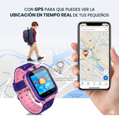 Reloj inteligente infantil con GPS