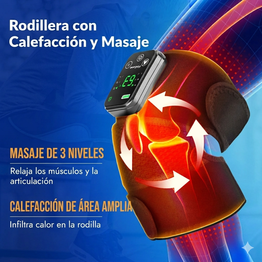 Rodillera térmica 3 en 1
